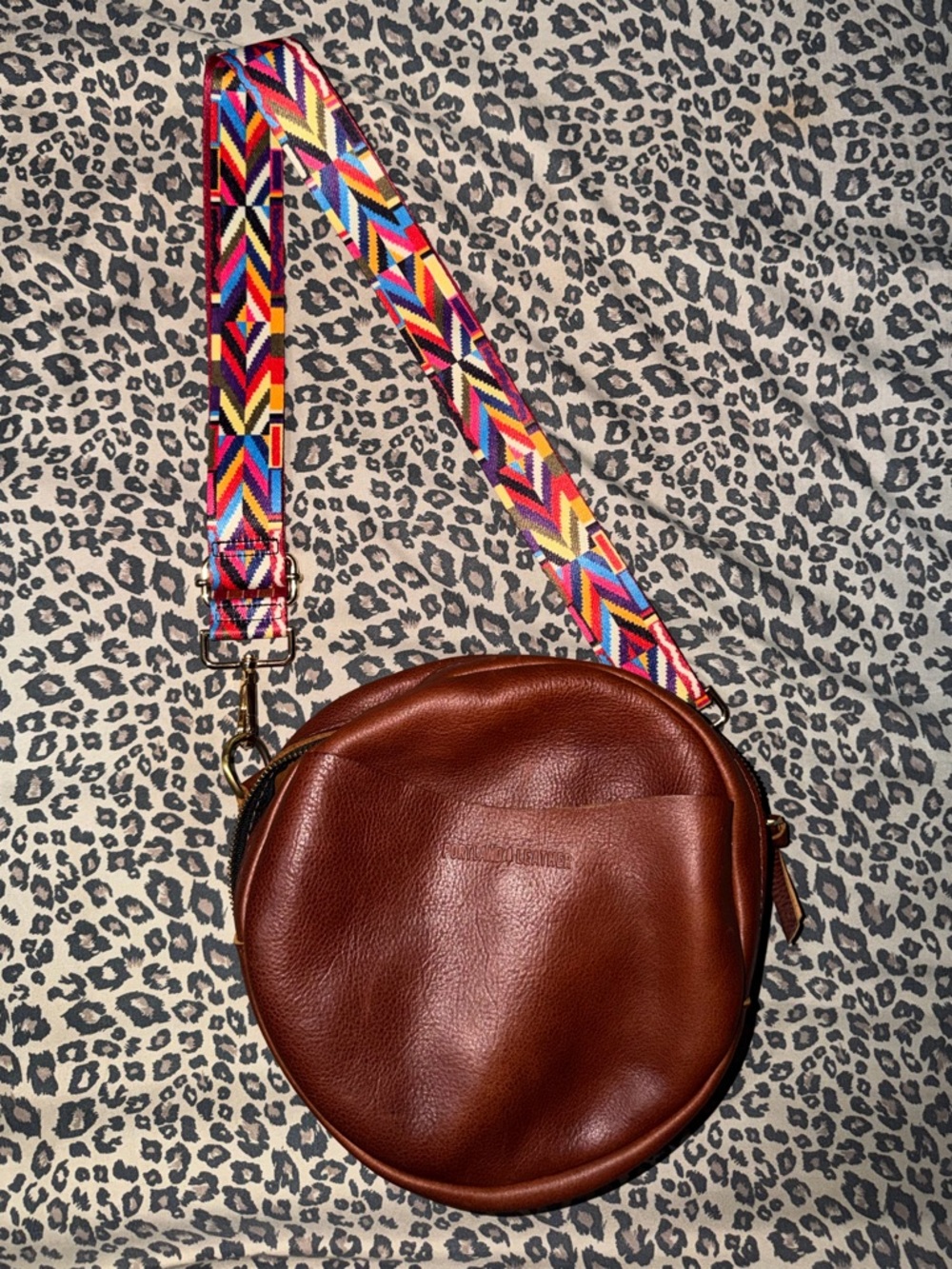 Portland Leather Goods Circle Crossbody bag